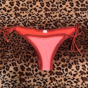 Aerie crochet trim bikini bottoms